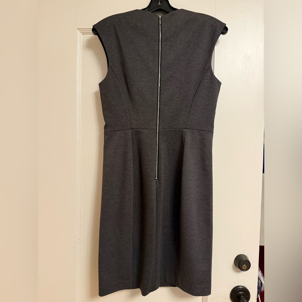 Rebecca Taylor Women’s dress size 6 grey with metallic studs - Picture 4 of 6
